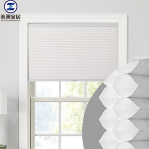 Cortinas celulares de nido de abeja inalámbricas de doble celda