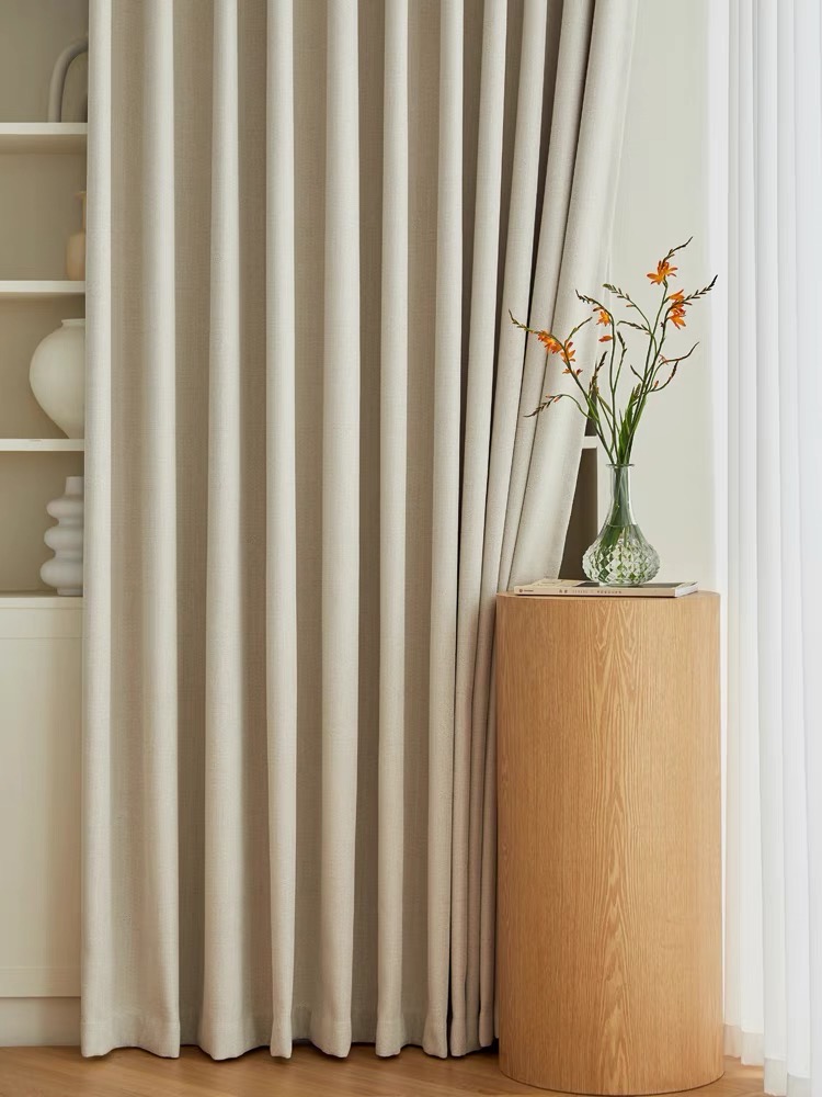 Cortinas opacas y transparentes