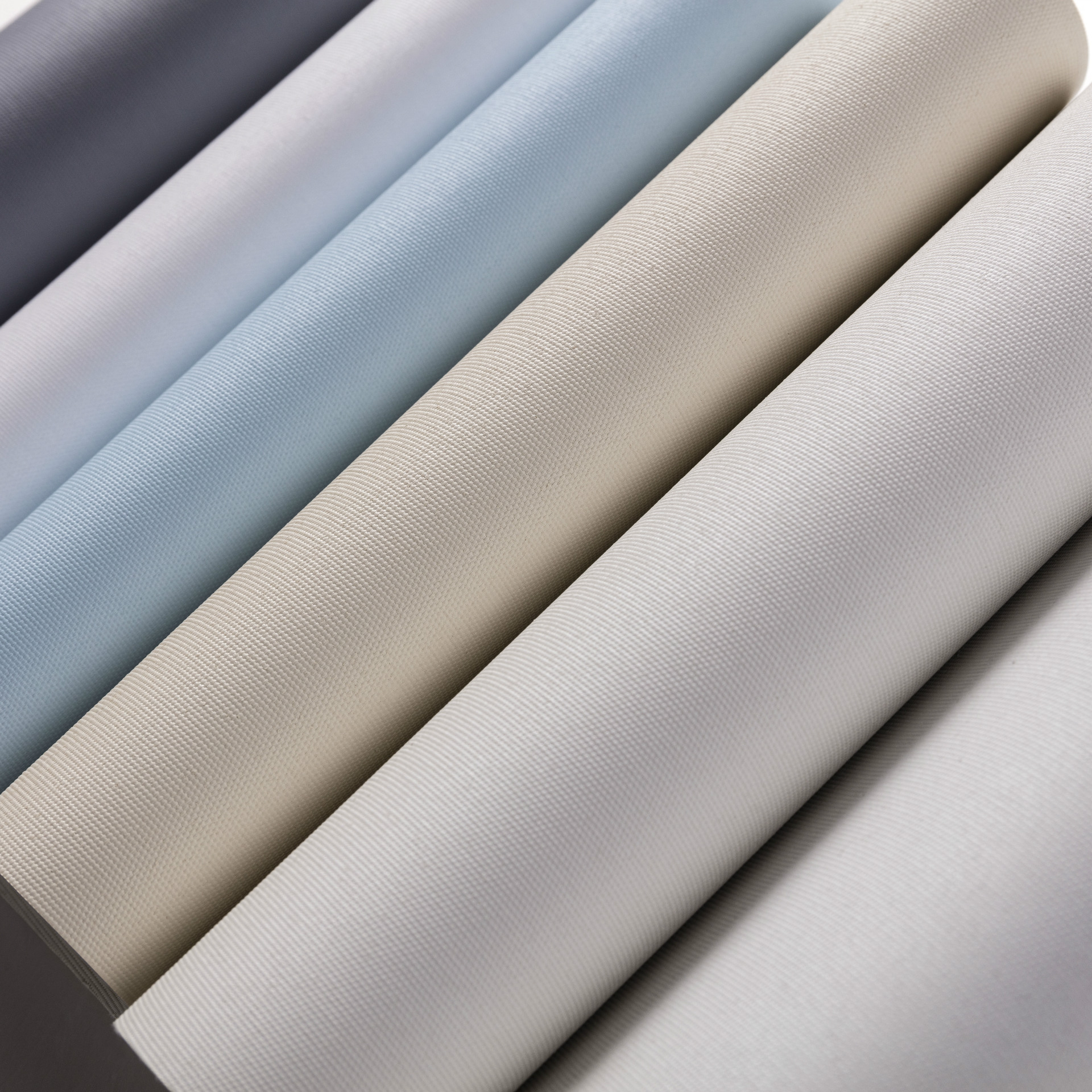 Tela de cortinas enrollables de filtrado de luz de vinilo